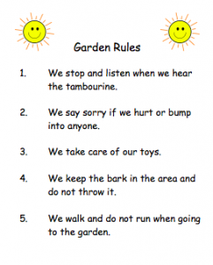 Garden Rules